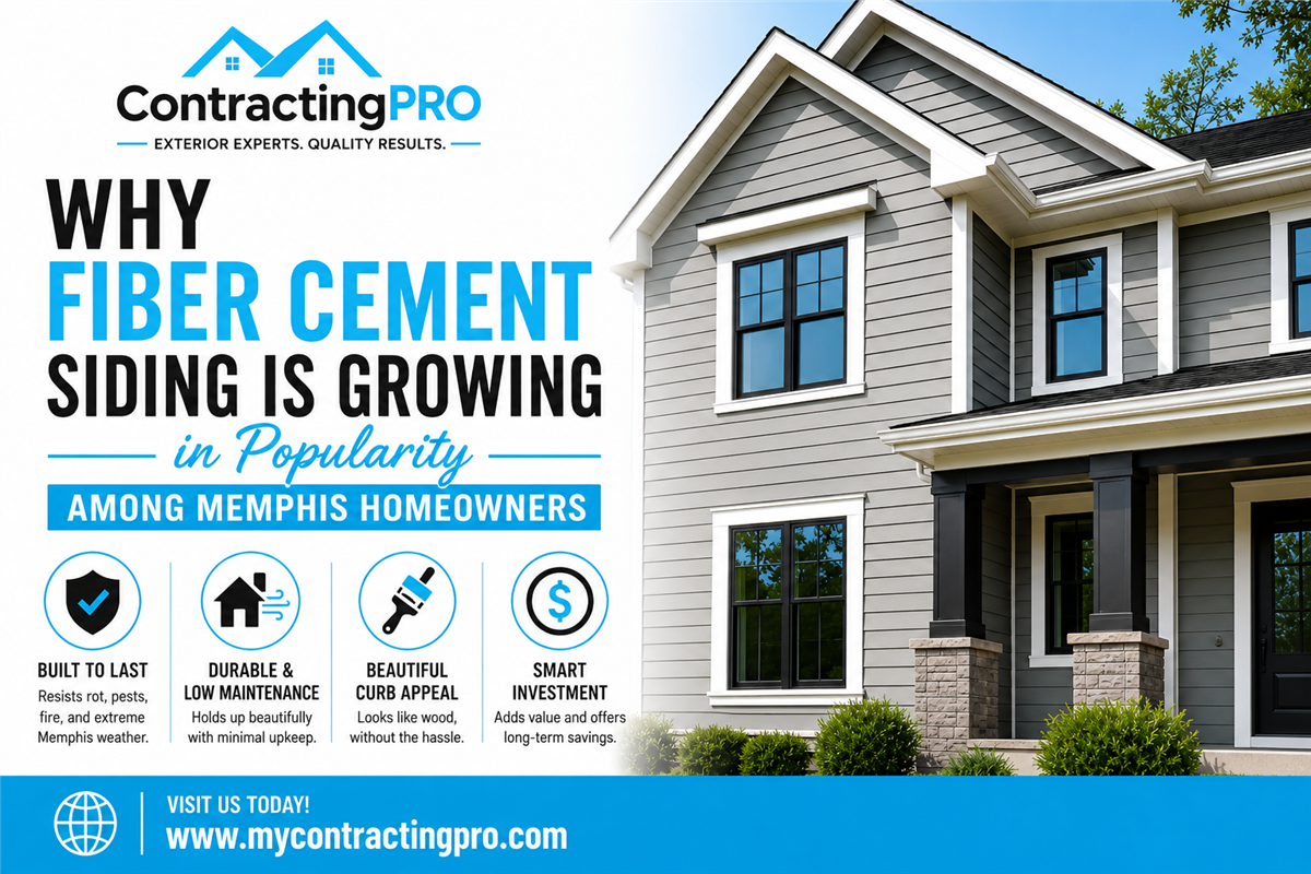 Why Fiber Cement Siding Is Growing in Popularity in Memphis Homeowners