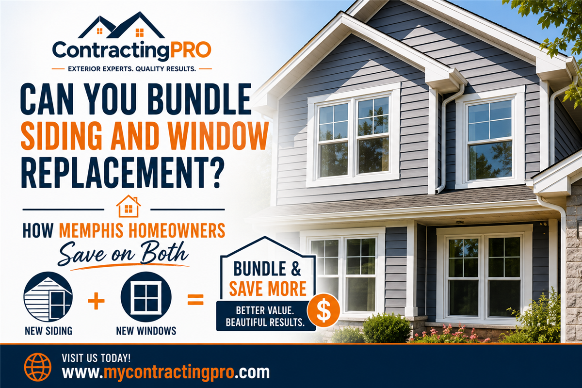 Bundle Siding and Window Replacement in Memphis 
