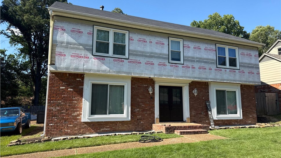 Gutters, Replacement Windows, Siding Project in Memphis, TN by ContractingPRO
