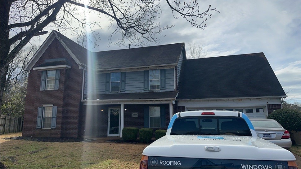 Replacement Windows, Residential Roofing, Siding Project in Memphis, Tennessee by ContractingPRO