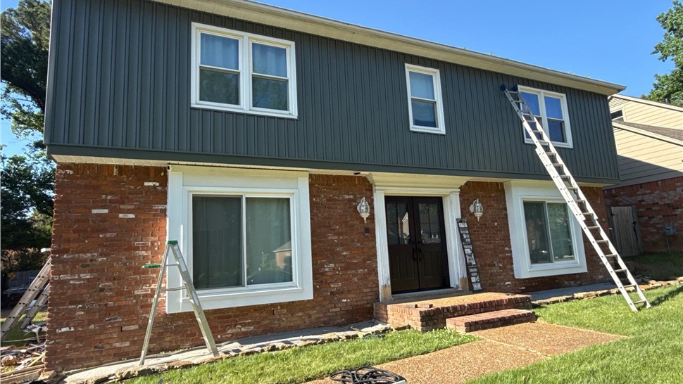 Gutters, Replacement Windows, Siding Project in Memphis, TN by ContractingPRO