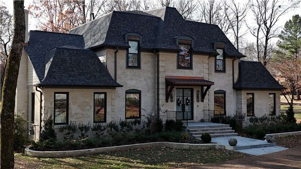 Gutters, Replacement Windows, Residential Roofing, Siding Project in Collierville, TN by ContractingPRO