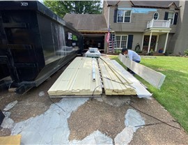 Gutters, Replacement Windows, Residential Roofing, Siding Project in Germantown, TN by ContractingPRO