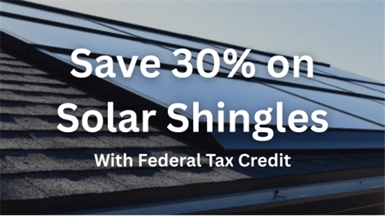 save 30% with federal tax credit