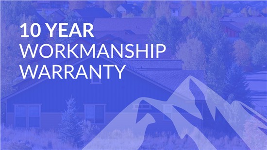 10-Year Workmanship Warranty