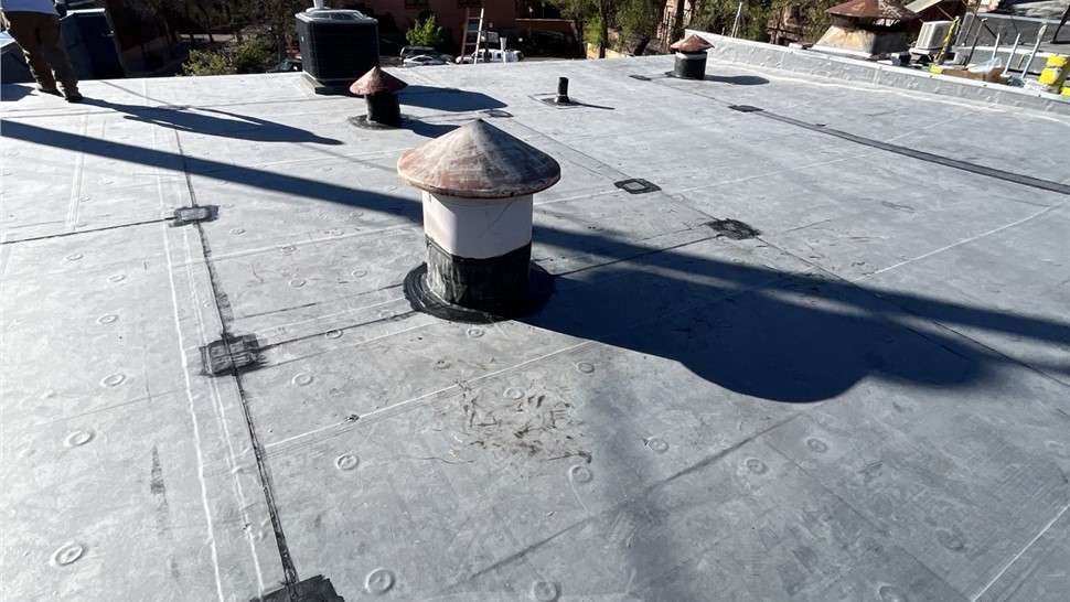 Commercial Roofing Project in Manitou Springs, Colorado by Reliable Roofing Systems