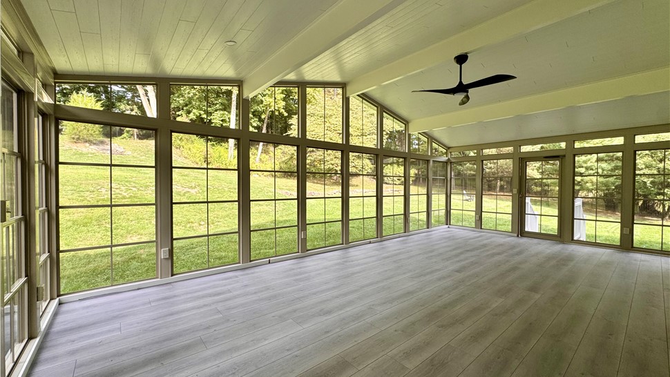 Porch Enclosure, Sunrooms Project in Randolph, NJ by NJ Sunroom Additions