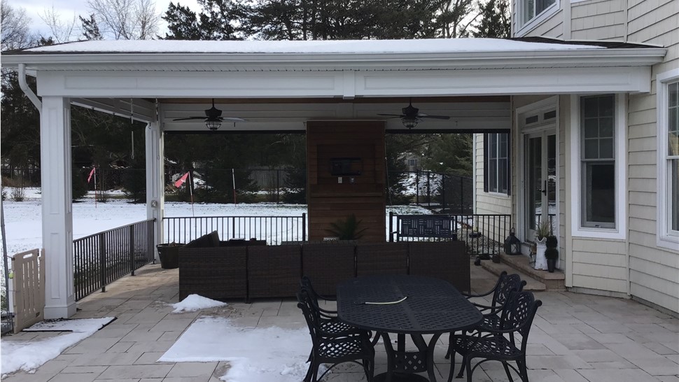 Porch Enclosure Project in Bridgewater Township, NJ by NJ Sunroom Additions