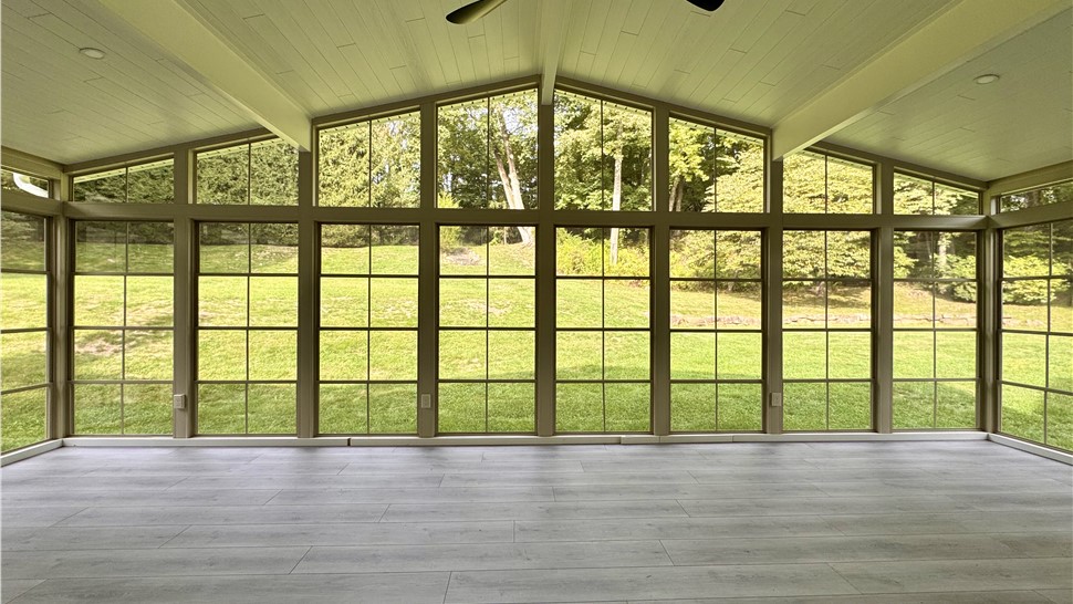 Porch Enclosure, Sunrooms Project in Randolph, NJ by NJ Sunroom Additions