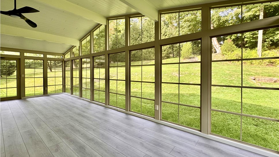Porch Enclosure, Sunrooms Project in Randolph, NJ by NJ Sunroom Additions