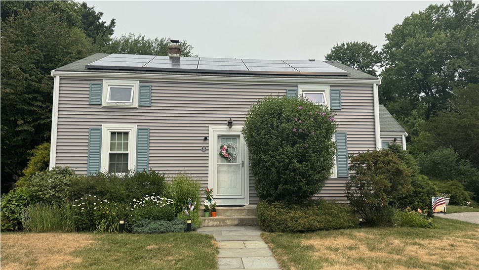 Gutters, Siding Project in Northborough, Massachusetts by Northeast Home & Energy