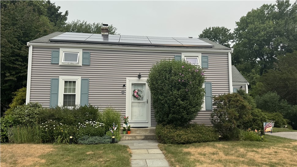 Gutters, Siding Project in Northborough, Massachusetts by Northeast Home & Energy