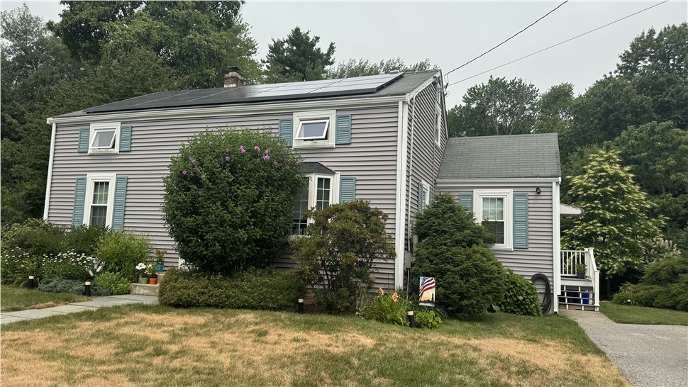 Gutters, Siding Project in Northborough, Massachusetts by Northeast Home & Energy
