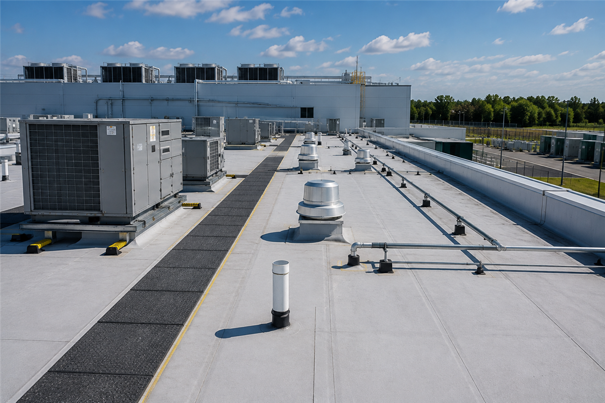 Data Center Roofs: Choosing Systems That Protect Uptime