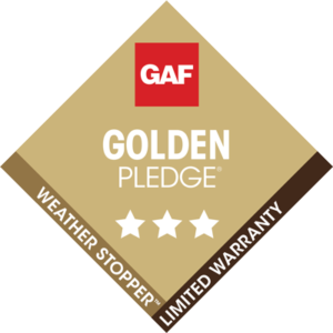 GAF Golden Pledge Warranty Logo