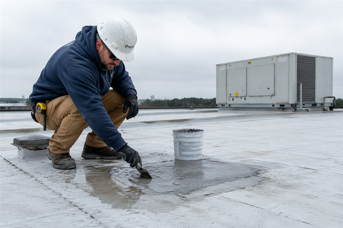 Commercial Roof Leak Repair: Causes, Signs, and Fixes