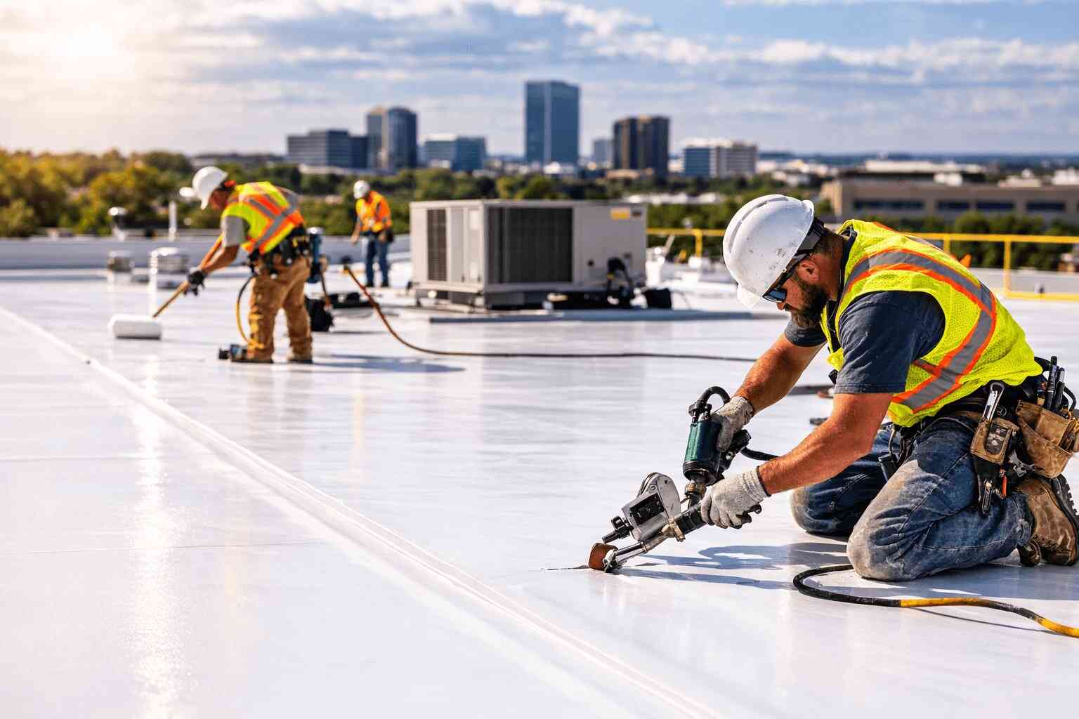 Commercial Roof Replacement in Richmond