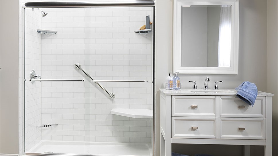 Showers Project in Merrillville, Indiana by NWI Baths
