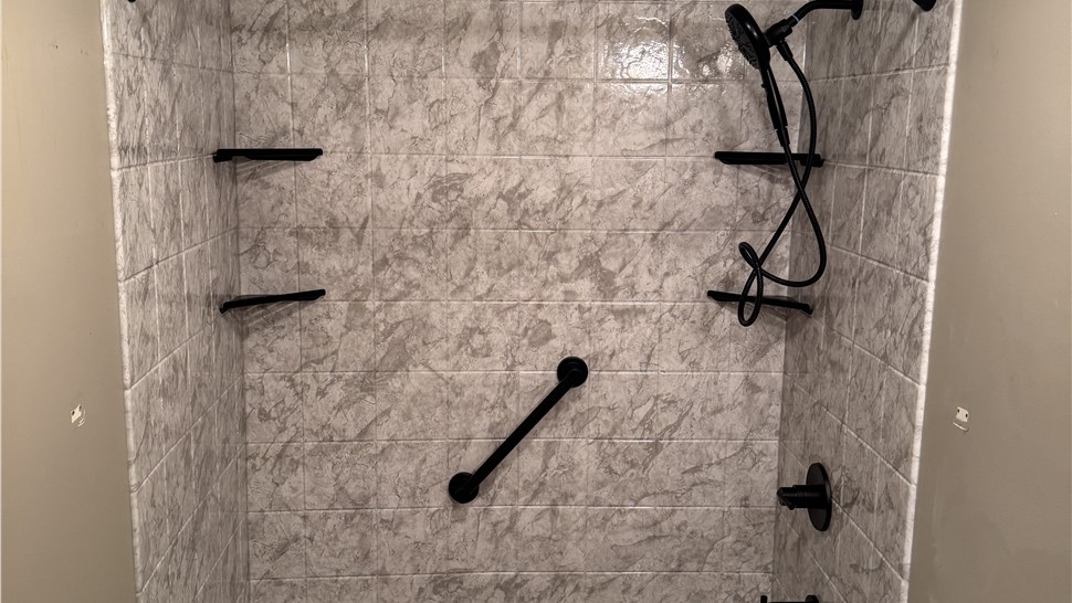 Showers Project in Munster, IN by NWI Baths