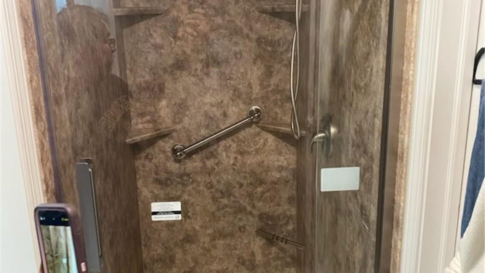 Showers Project in Crown Point, IN by NWI Baths