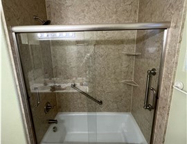 Tub Remodel Project in Gilbert, AZ by Optum Home Solutions