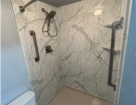 Shower Remodel Project in Mesa, AZ by Optum Home Solutions