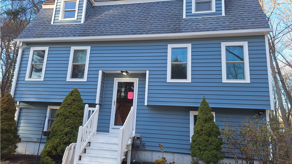 Vinyl Siding Project in Tewksbury, MA by O'Sullivan Installs