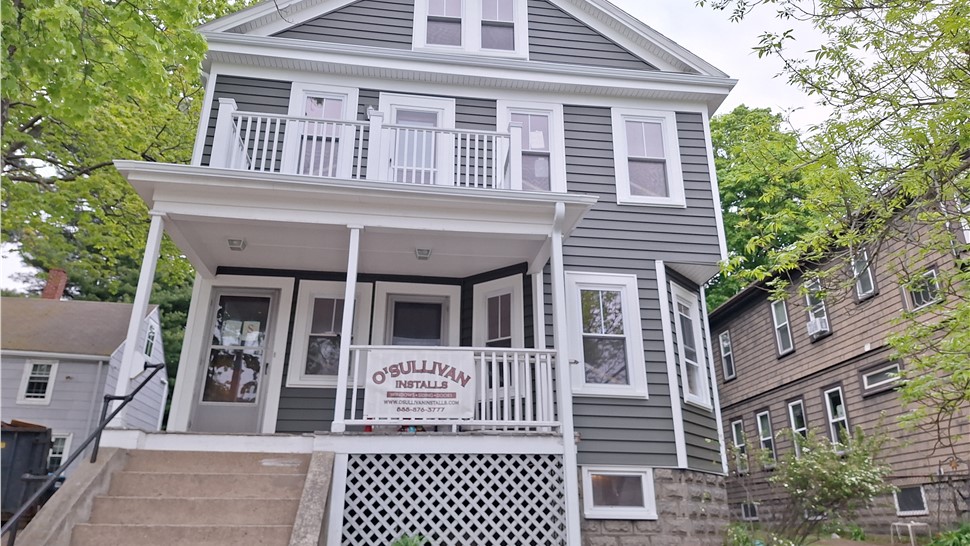 Siding Project in Somerville, MA by O'Sullivan Installs