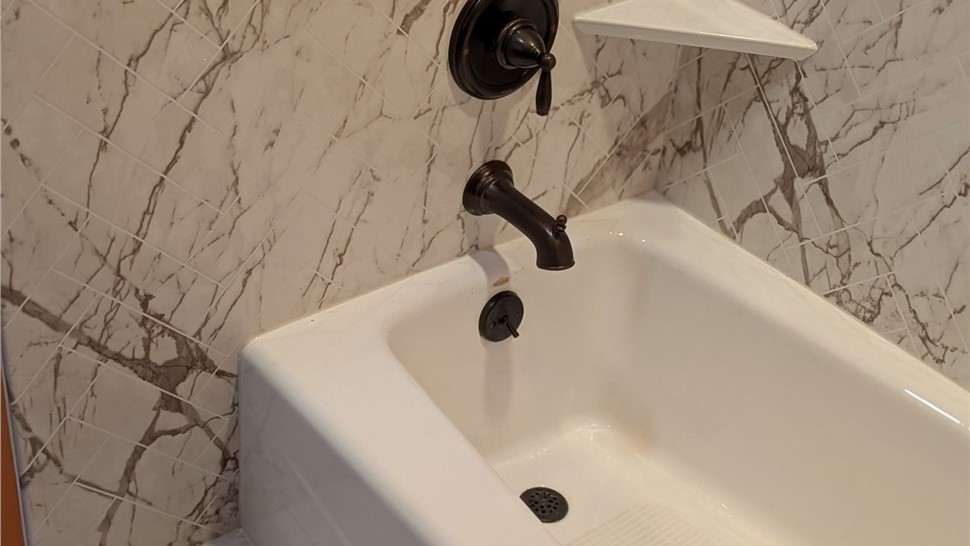 Bathroom Cabinet Refacing, Bathroom Remodeling, Baths, Showers Project in Asheville, NC by Palmetto Bath