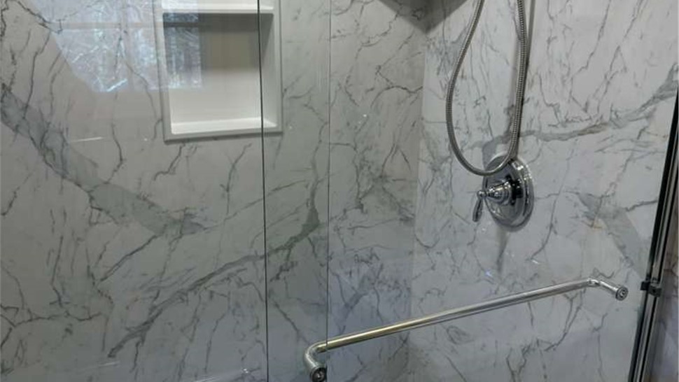 Showers Project in Hendersonville, NC by Palmetto Bath