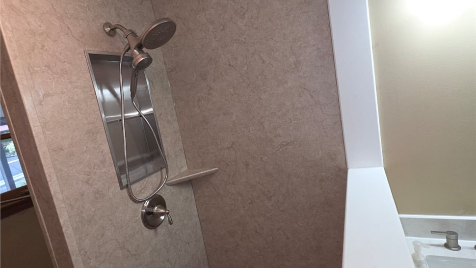 Bathroom Remodeling, Bathroom Vanity, Conversion, Showers Project in Mills River, North Carolina by Palmetto Bath