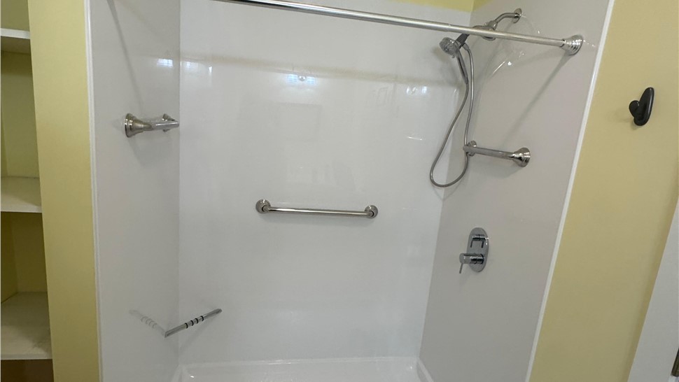 Conversion, Showers Project in Fletcher, NC by Palmetto Bath