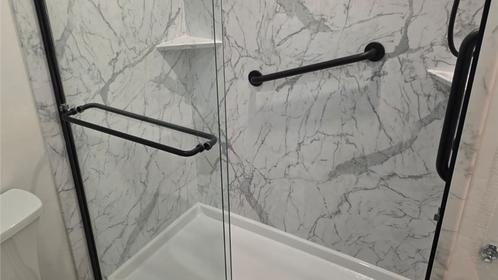 Conversion, Showers Project in Hendersonville, North Carolina by Palmetto Bath