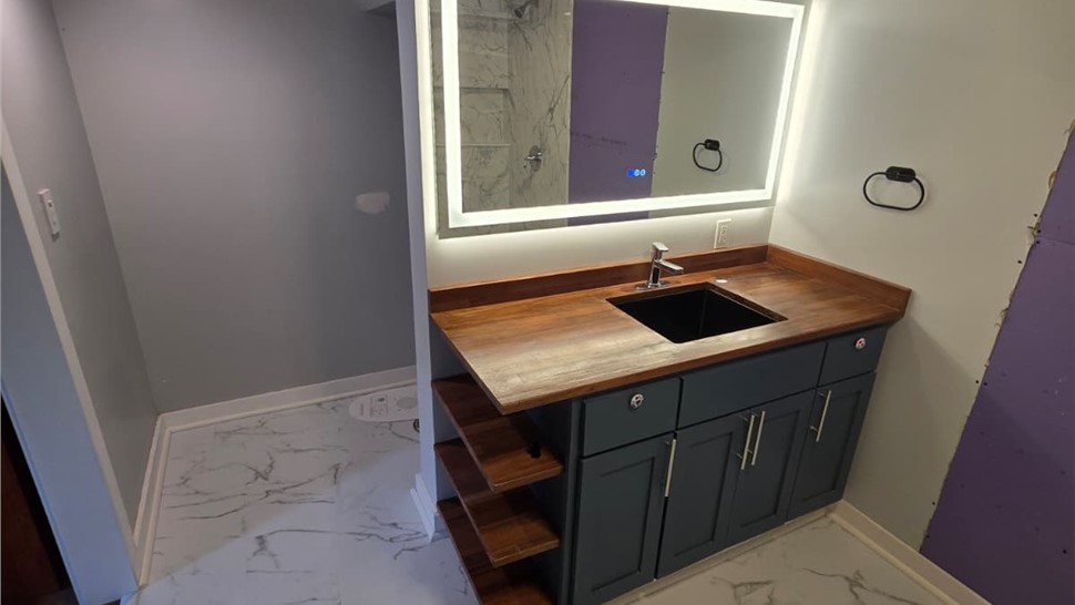 Bathroom Remodeling, Bathroom Vanity, Showers Project in Asheville, NC by Palmetto Bath