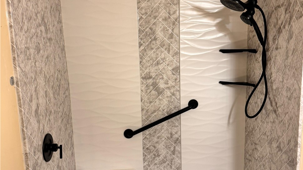 Conversion, Showers Project in Flat Rock, NC by Palmetto Bath