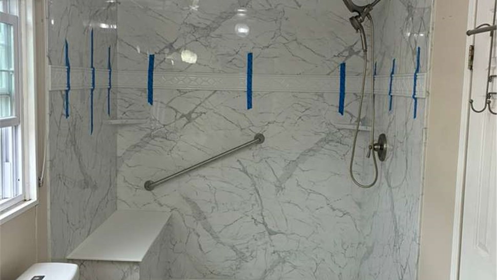 Showers Project in Asheville, NC by Palmetto Bath