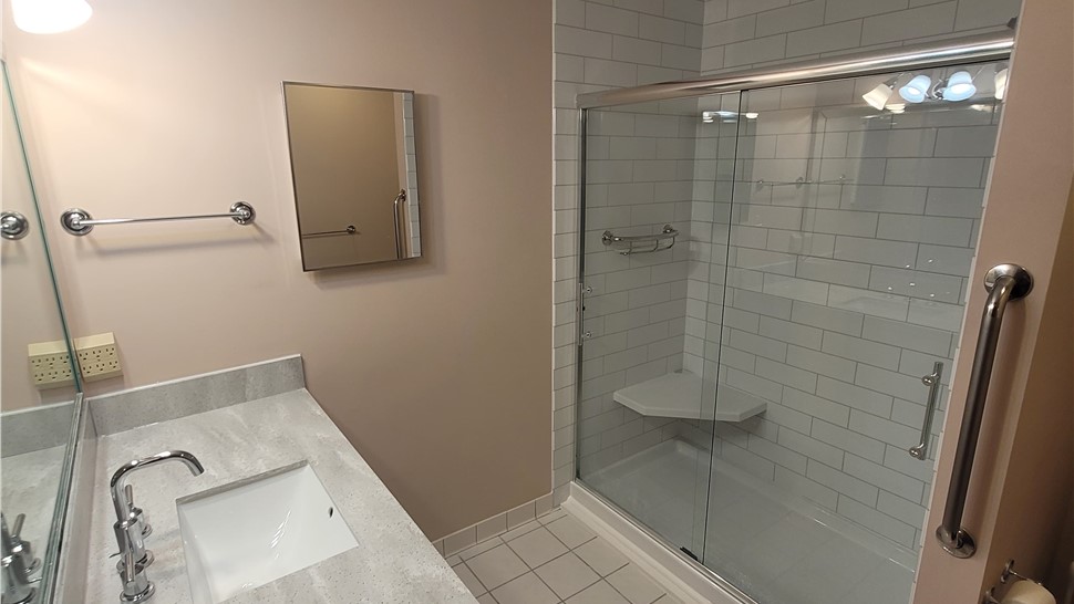 Bathroom Remodeling, Bathroom Vanity, Showers Project in Greenville, SC by Palmetto Bath