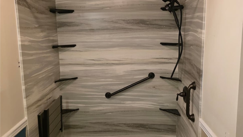 Bathroom Remodeling, Conversion, Showers Project in Pisgah Forest, NC by Palmetto Bath