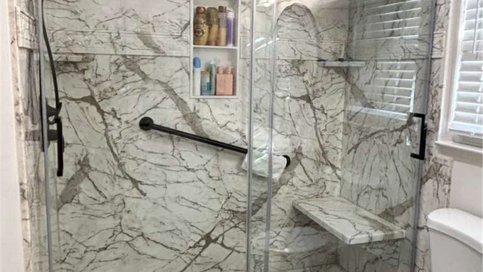 Showers Project in Horse Shoe, NC by Palmetto Bath