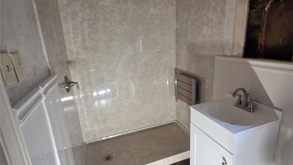 Bathroom Vanity, Conversion, Showers Project in Brevard, North Carolina by Palmetto Bath