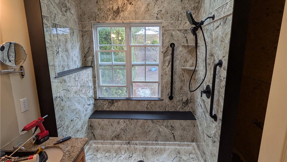 Bathroom Remodeling, Conversion, Showers Project in Asheville, NC by Palmetto Bath