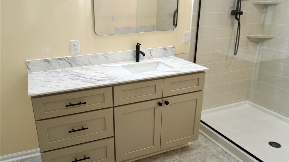 Bathroom Remodeling, Bathroom Vanity, Showers Project in Greenville, SC by Palmetto Bath