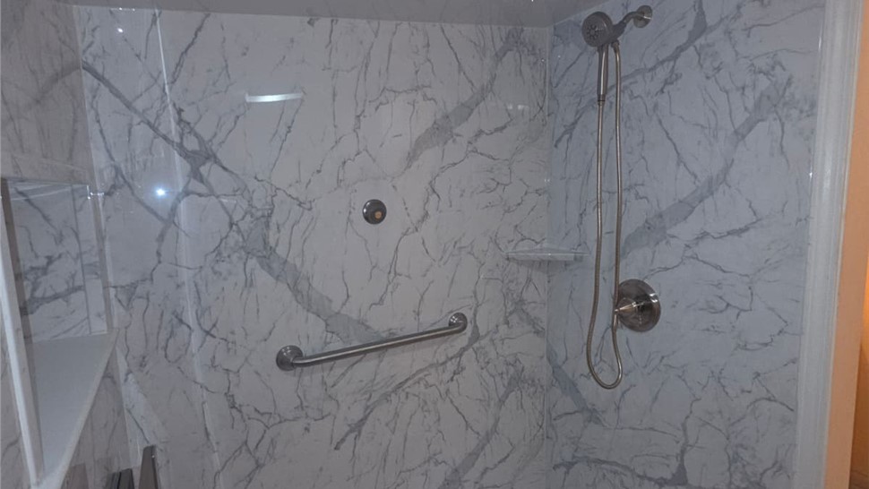 Conversion, Showers Project in Fletcher, North Carolina by Palmetto Bath