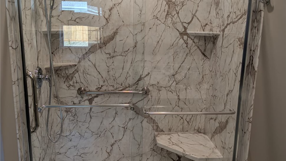 Showers Project in Waynesville, NC by Palmetto Bath