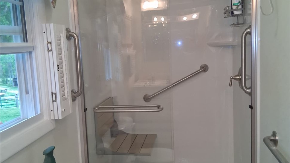 Showers Project in Canton, North Carolina by Palmetto Bath