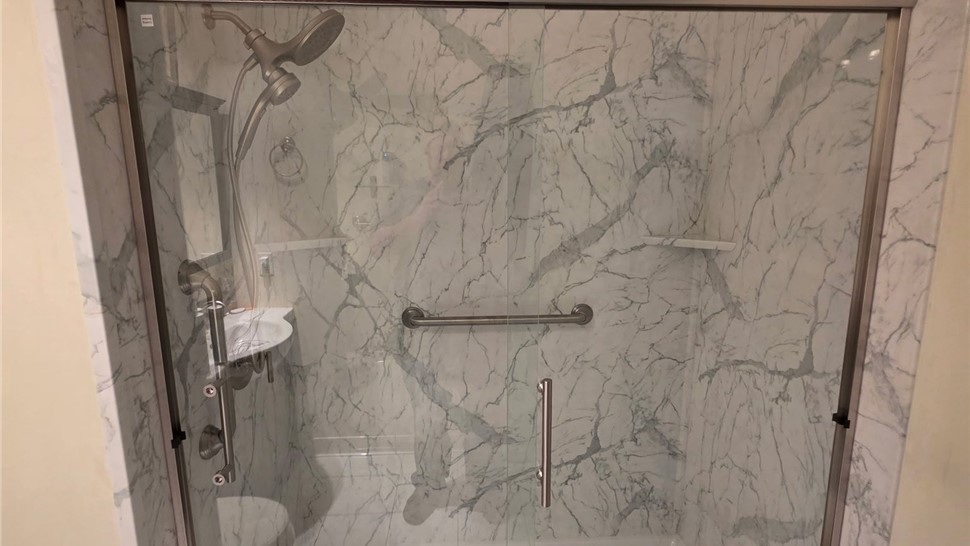 Conversion, Showers Project in Fletcher, NC by Palmetto Bath