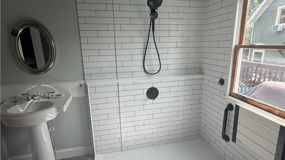 Conversion, Showers Project in Brevard, North Carolina by Palmetto Bath