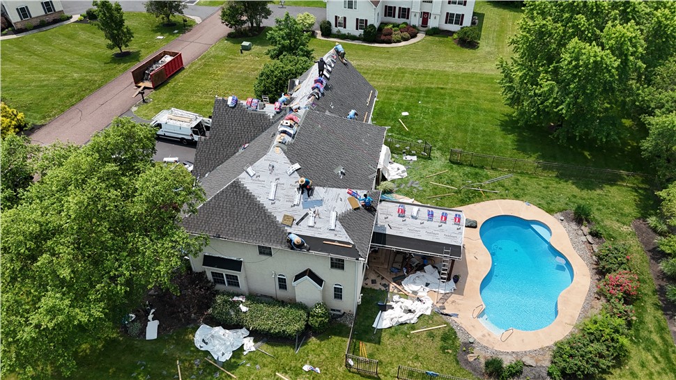 Roofing Project in Chester Springs, PA by Paramount Home Solutions