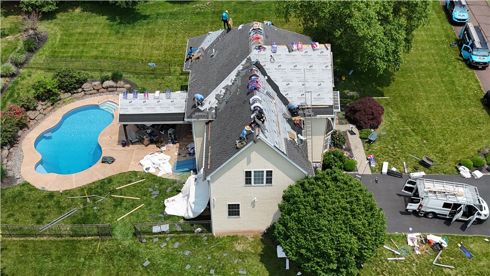 Roofing Project in Chester Springs, PA by Paramount Home Solutions