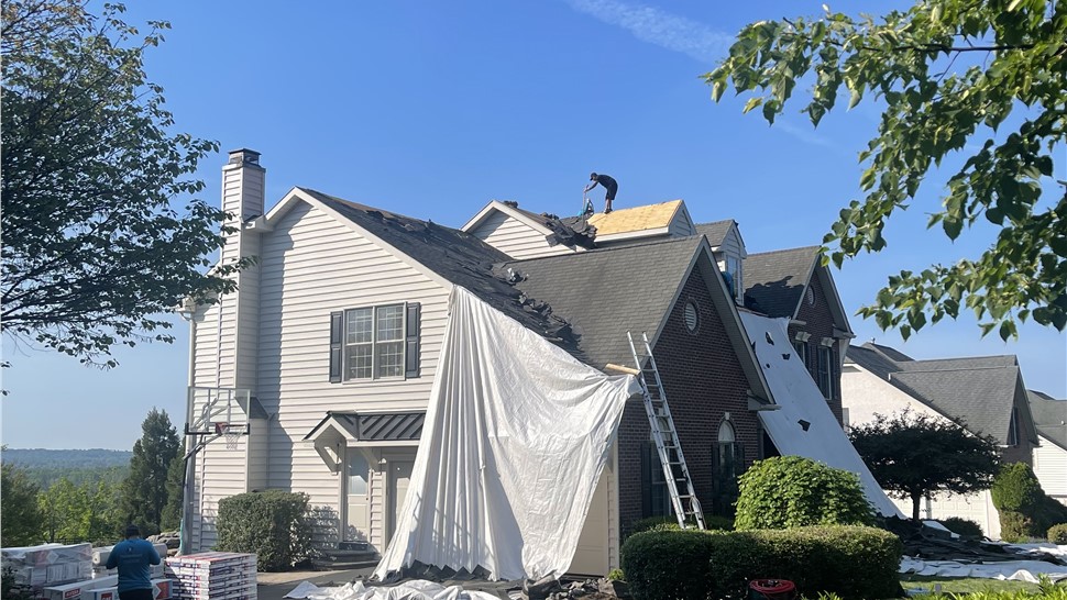 Roofing Project in Chalfont, Pennsylvania by Paramount Home Solutions